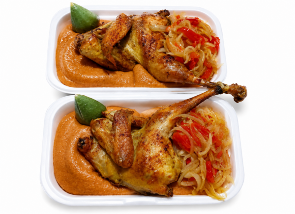 Amiwo au viande de poulet